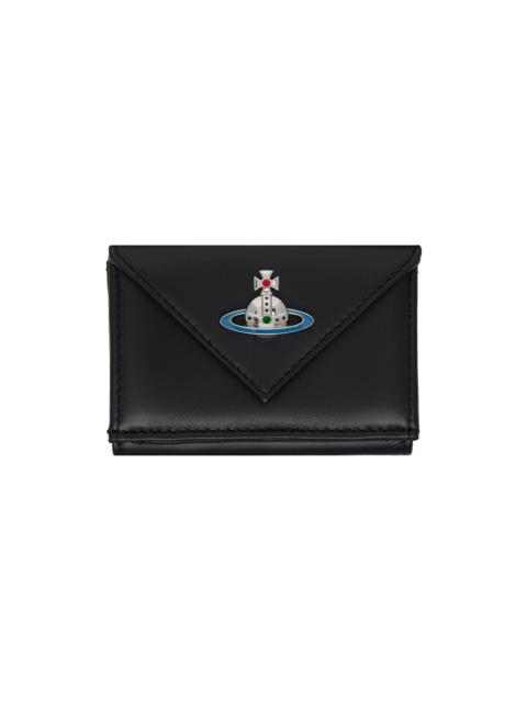 Vivienne Westwood Black Envelope Billfold Wallet