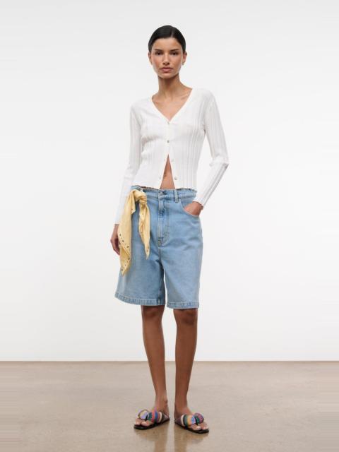 STAUD STAUD EZRA CARDIGAN IVORY