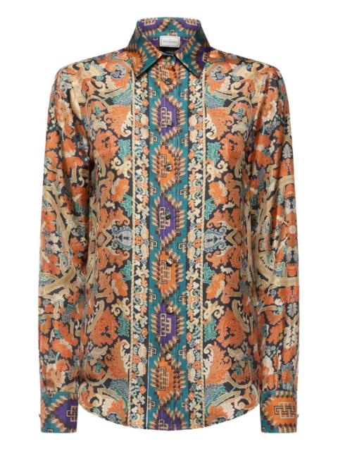 Pierre-Louis Mascia paisley-print long-sleeve shirt