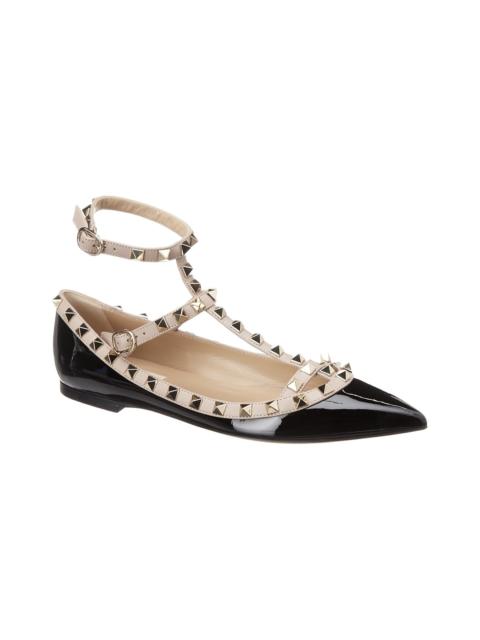 Valentino Rockstud Caged Leather Flat