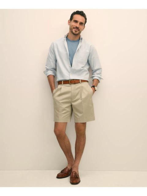 Brooks Brothers 8" Pleat Front Advantage Chino® Shorts