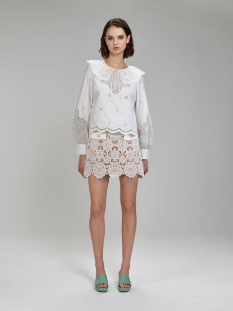 Daisy Cotton Broderie Anglaise Shirt
