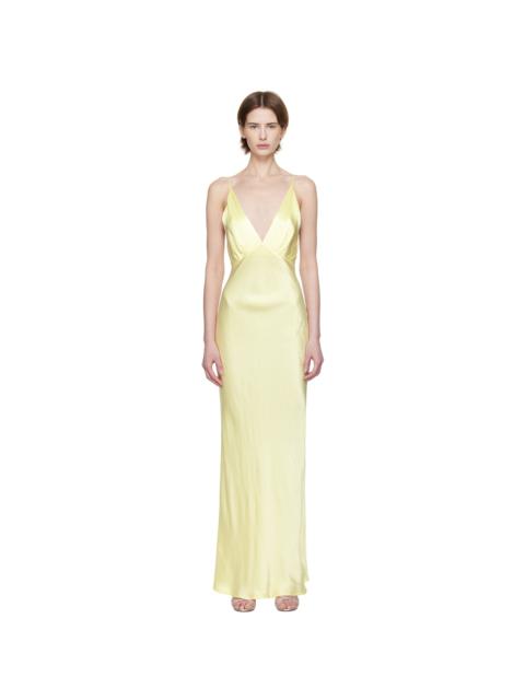 BEC + BRIDGE Yellow Moon Dance V Maxi Dress