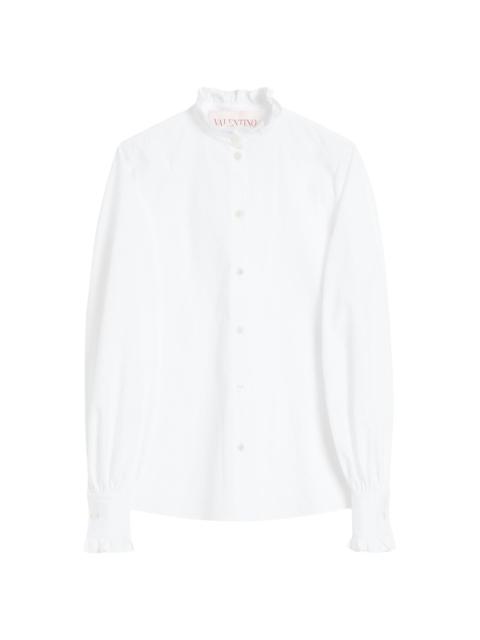 Valentino Women's Cotton Poplin Shirt - Optic White