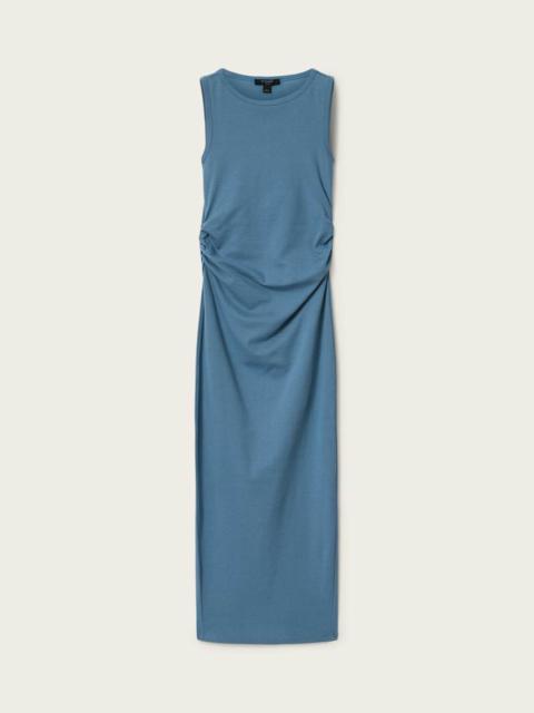 ALLSAINTS KATARINA BOAT NECK SLIM FIT MAXI DRESS