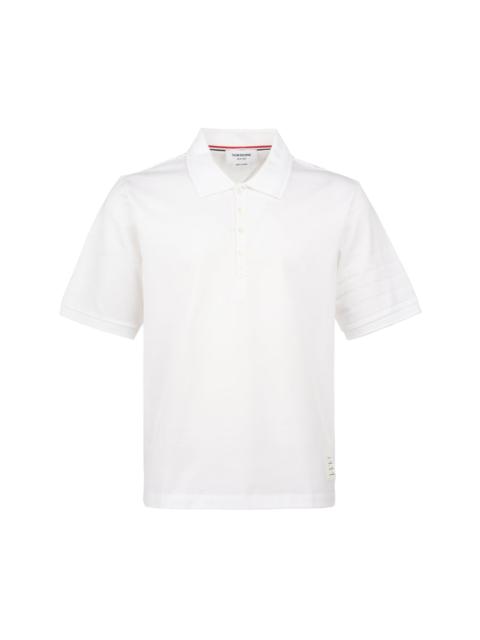 Thom Browne Short Sleeve Rib Cuff Polo