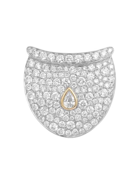 RAINBOW K Diamond Full Pave Dune Earring
