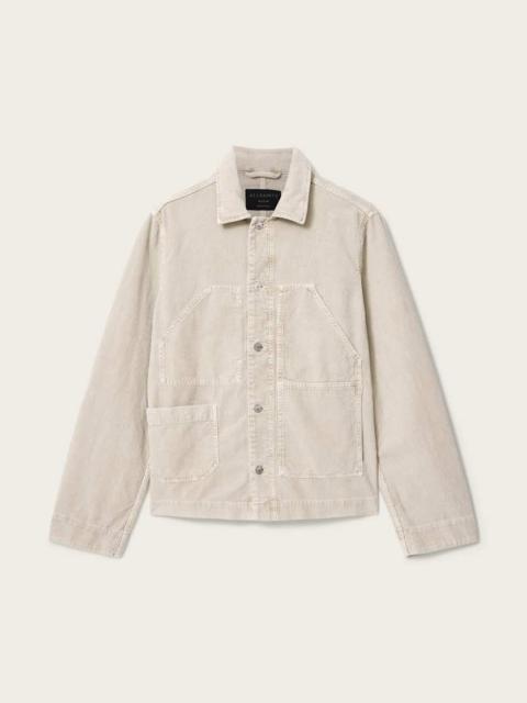 ALLSAINTS MUKESH RELAXED FIT CORD SHACKET