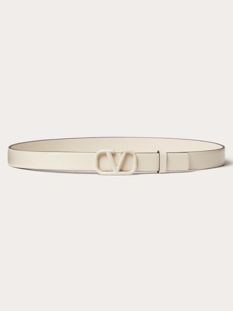 VLOGO SIGNATURE BELT IN SHINY CALFSKIN 20MM