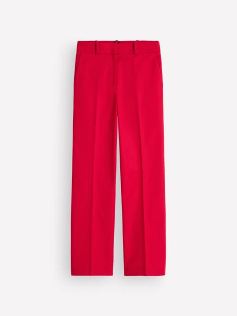 BODEN Canonbury Cotton 7/8 Pants-Salsa Red