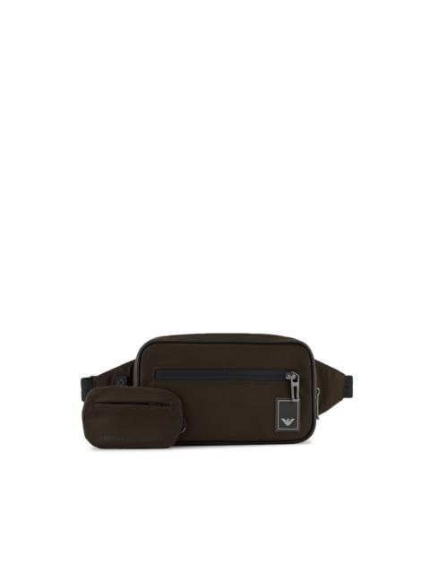 EMPORIO ARMANI logo-patch belt bag