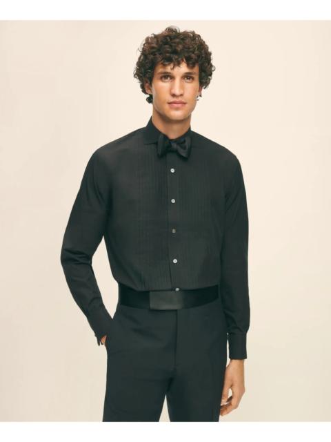 Brooks Brothers Black Fleece Pleated Londoner Collar Tuxedo Shirt in Sea Island Cotton