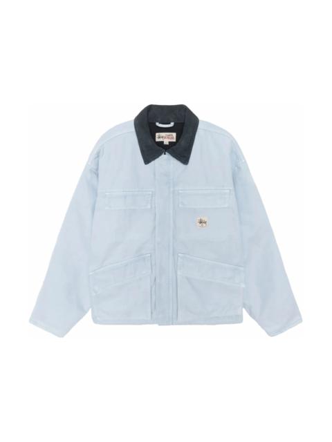 Stüssy Stussy Washed Canvas Shop Jacket Light Blue