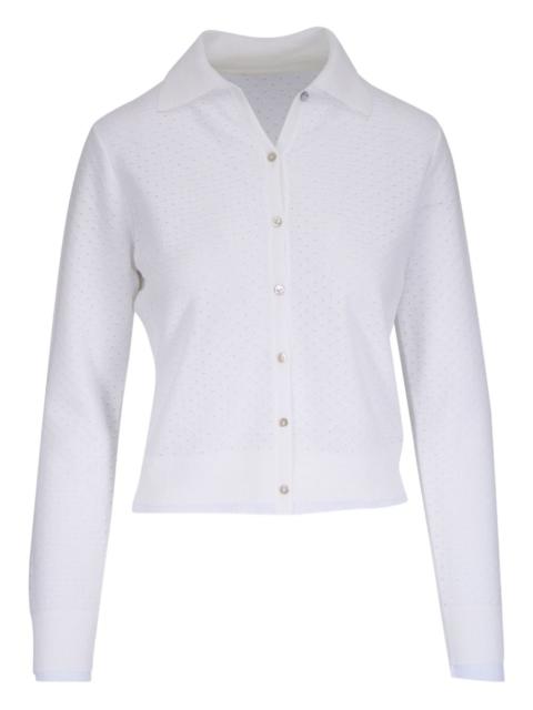 Vince polo-collar cardigan