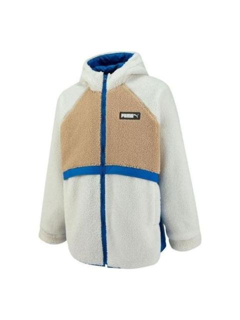 PUMA Art Of Sherpa Zip Jacket 'White' 539715-65