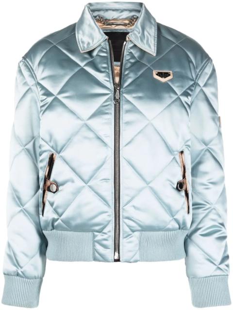 PHILIPP PLEIN Iconic Plein Quilted Bomber jacket