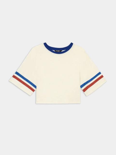 SPLITS59 Djuna Oversized Crop Jersey Tee