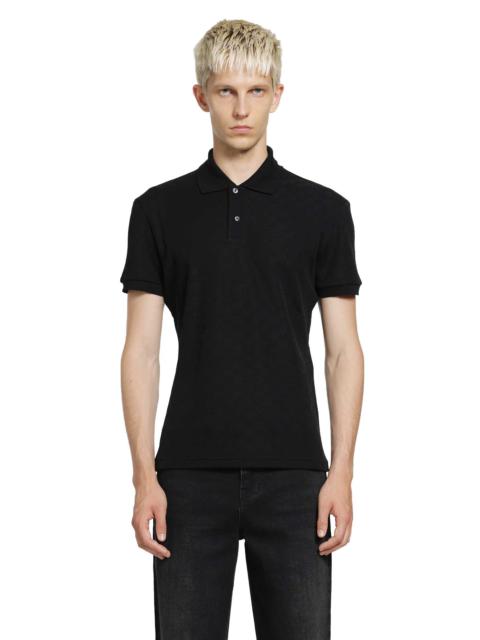 GUCCI Gg Technical Jersey Jacquard Polo Shirt