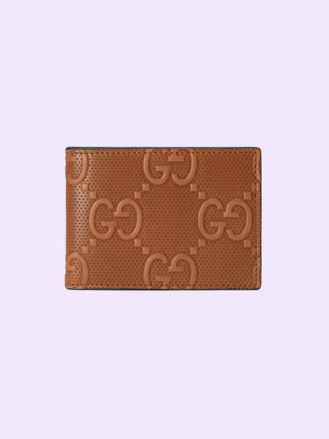 GUCCI GG embossed bi-fold wallet