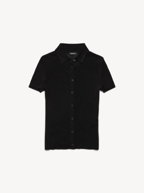 BALENCIAGA Women's Short Sleeve Shirt  in Black