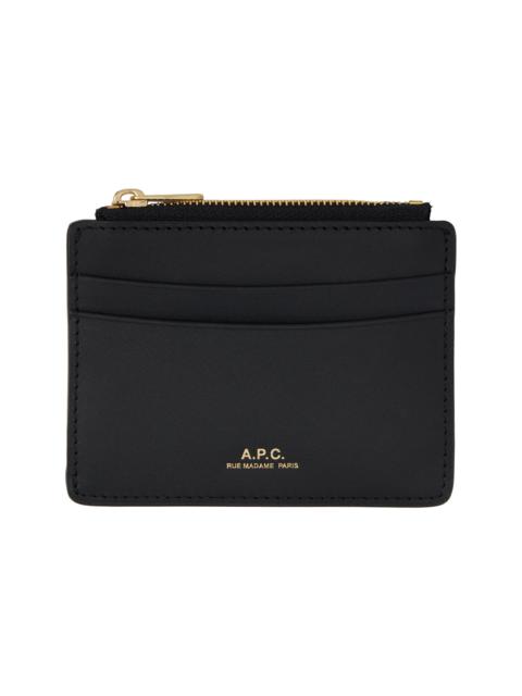 A.P.C. Black Paris Cardholder