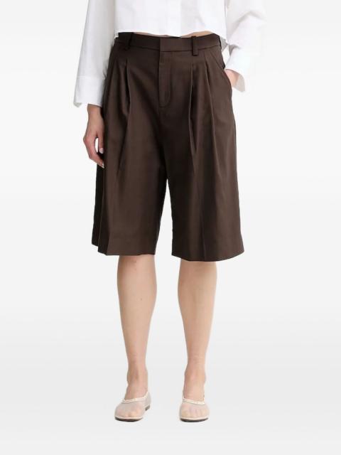 A.L.C. pleated side-pockets shorts