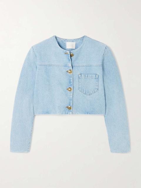 Citizens of Humanity Priah cropped denim jacket Light denim