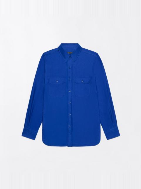 TOM FORD LIGHT MOLESKIN MILITARY SHIRT