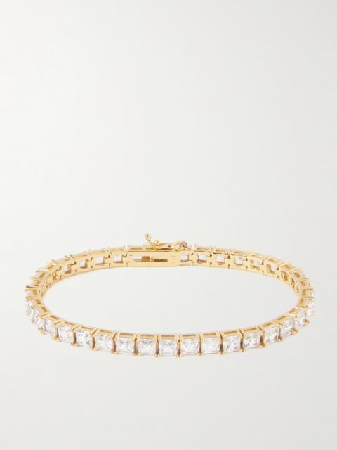 ROXANNE ASSOULIN Gia Gold-tone Cubic Zirconia Tennis Bracelet