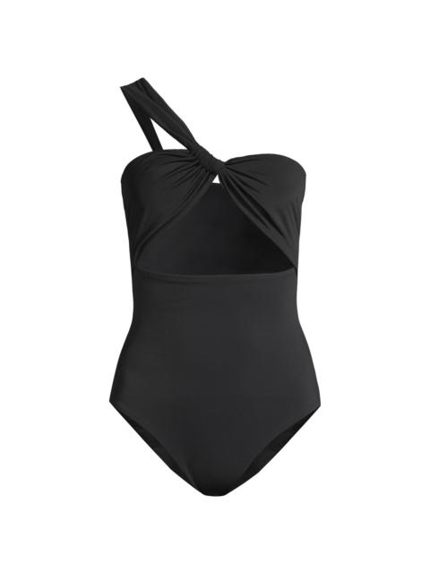 SARA CRISTINA Women's Narcissus Twisted One-Piece Swimsuit - Black