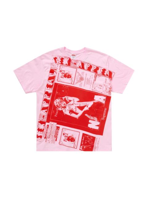 Supreme Collage Tee Light Pink