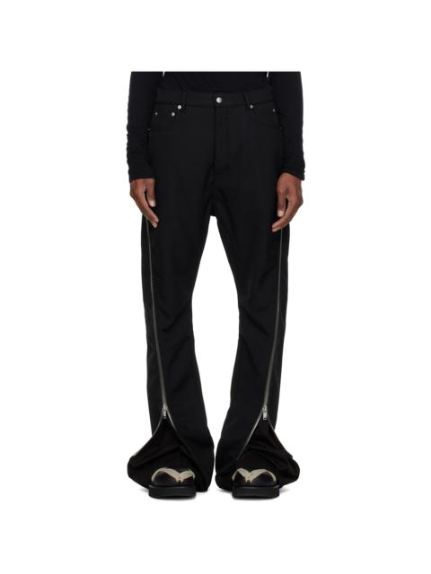 Rick Owens Black Tower Bolan Banana Trousers