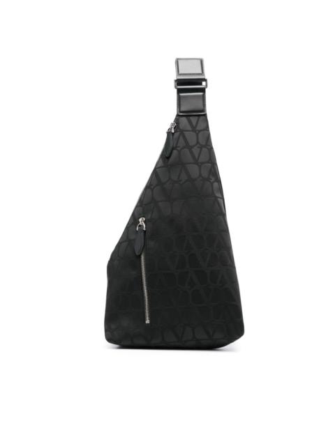 Valentino Toile Iconographe-jacquard sling backpack