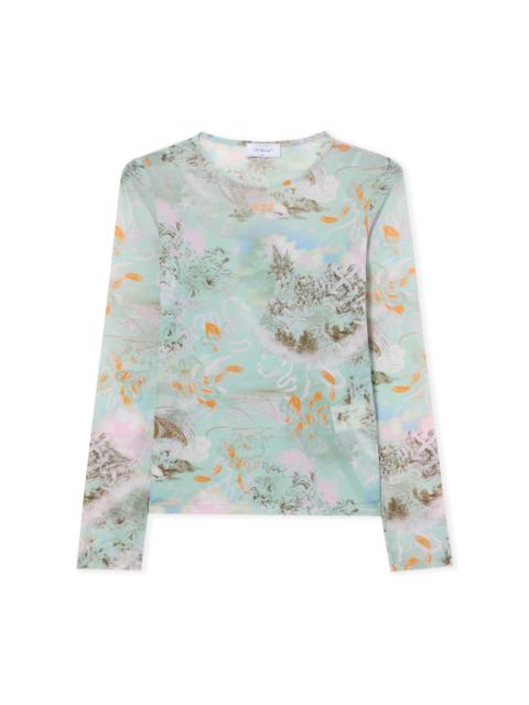 Off-White Light Jersey Storytelling Double Top