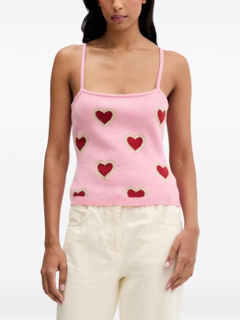 Never Fully Dressed heart-motif string top