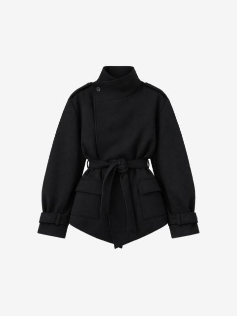 The Frankie Shop Tavea Belted Jacket - Black