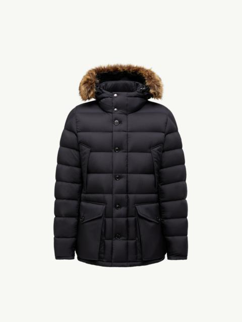 Moncler Clunye Hooded Mid-Length Down Jacket