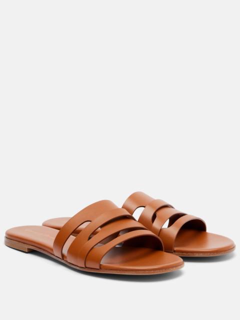 Gianvito Rossi Leather slides