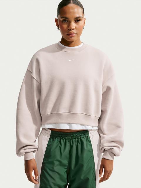 Nike Nike Studio Fleece Medium Weight Women's Oversized Cropped Crew
