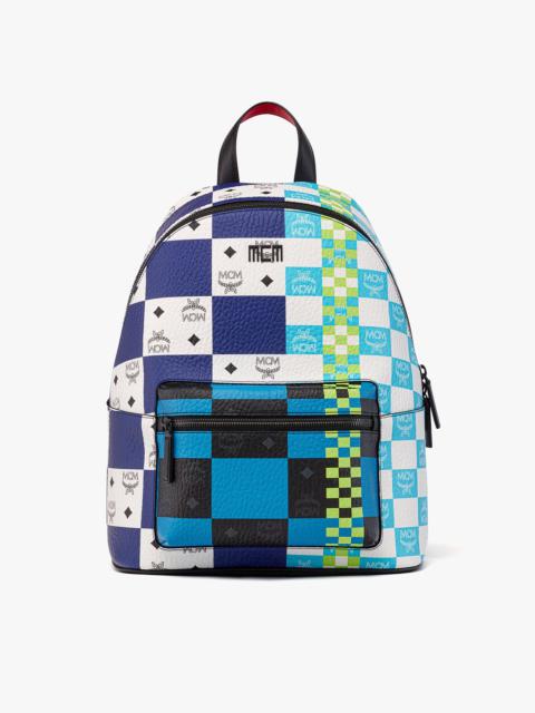 MCM Stark Backpack in Checkerboard Visetos