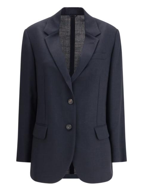 Brunello Cucinelli two-button belted jacket