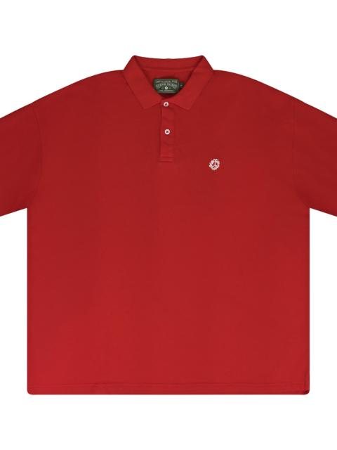 DENIM TEARS Peace Wreath Polo T-Shirt "Red" DT822