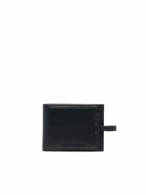 pebbled-effect leather wallet