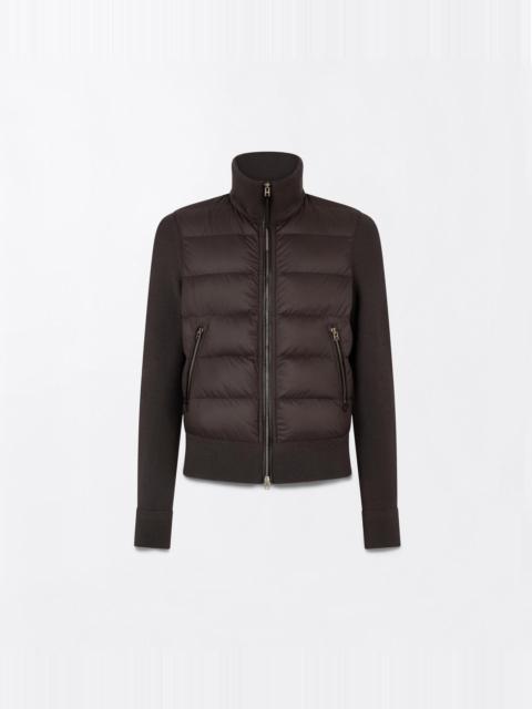TOM FORD NYLON DOWN FRONT MERINO ZIP THROUGH