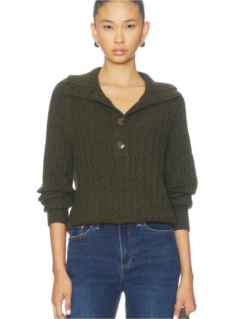 VARLEY Bridget Half Button Sweater