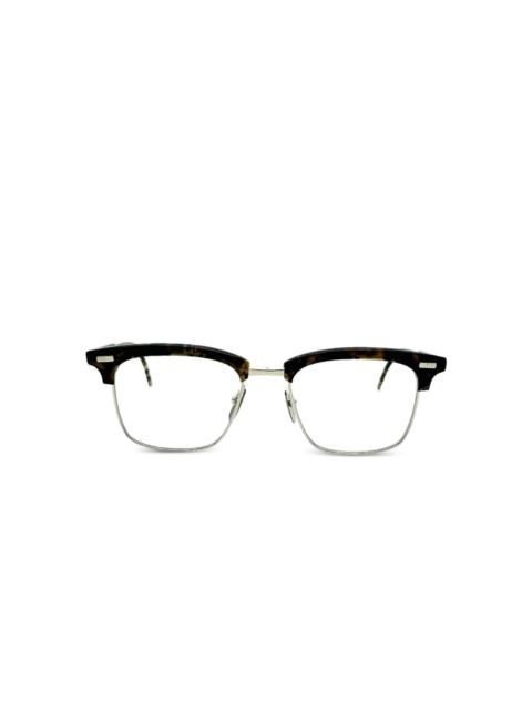 Thom Browne tortoiseshell-effect glasses