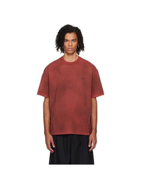 032c 032C Icarus With No Sun T-Shirt 'Stained Red' | goat