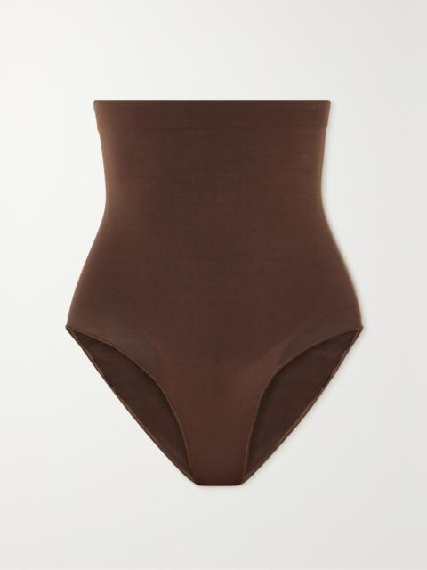 SKIMS Seamless Sculpt High Waist Brief - Cocoa Brown