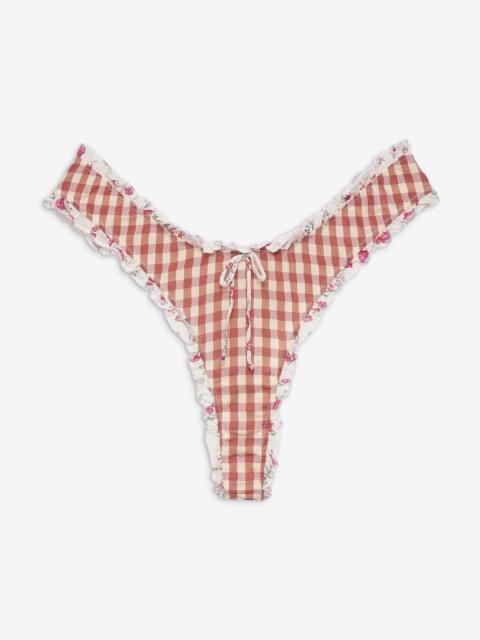 For Love & Lemons Georgia Thong Panty