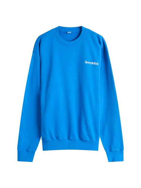 Sporty & Rich Sporty & Rich Health is Wealth Crew Sweatshirt